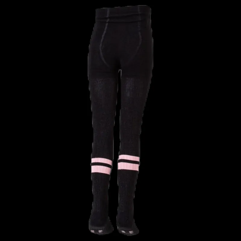 Molo Sporty Rib Tights Pink/Black Rosa och Svart Sale