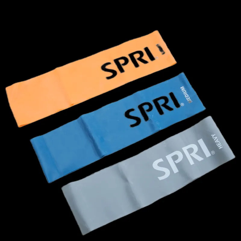 SPRI Flat Band Loop Kit 3-pack Multi Blå New