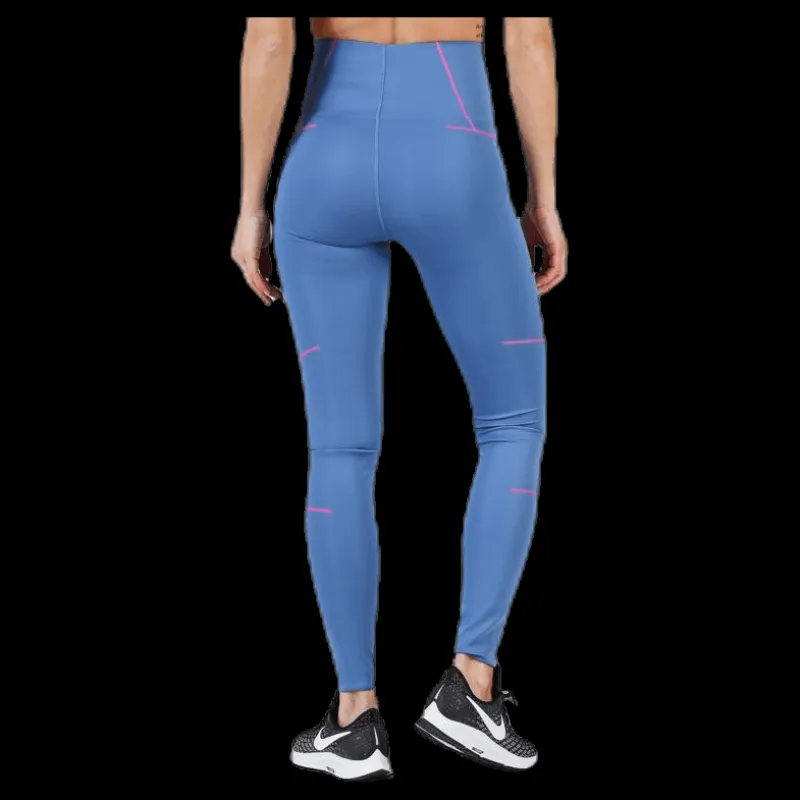 Nike SPT Zig Zag Tights Blue/Pink Blå Outlet