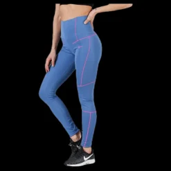 Nike SPT Zig Zag Tights Blue/Pink Blå Outlet