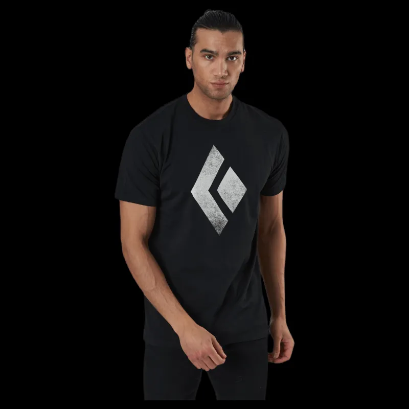 Black Diamond SS Chalked Up Tee Black Svart