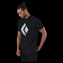 Black Diamond SS Chalked Up Tee Black Svart
