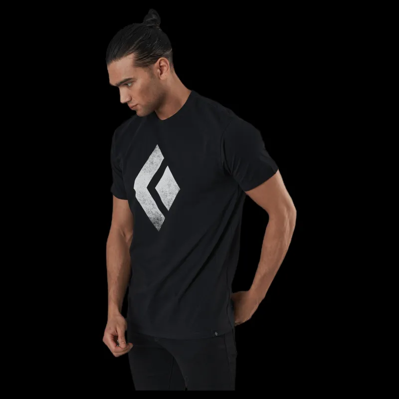 Black Diamond SS Chalked Up Tee Black Svart
