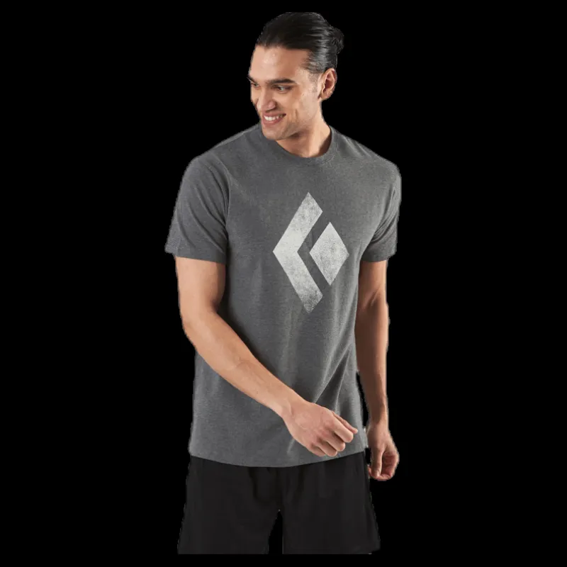 Black Diamond SS Chalked Up Tee Grey Grå