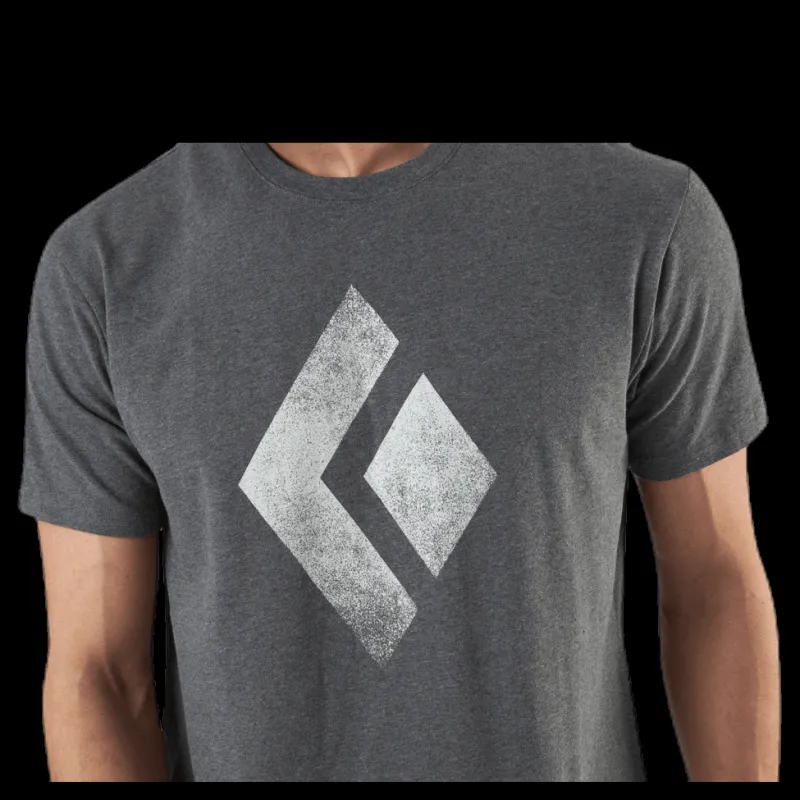 Black Diamond SS Chalked Up Tee Grey Grå
