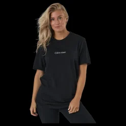 Calvin Klein S/s Crew Neck Black Svart Outlet