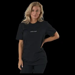 Calvin Klein S/s Crew Neck Black Svart Outlet