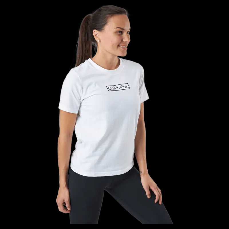 Best Calvin Klein S/s Crew Neck White Vit