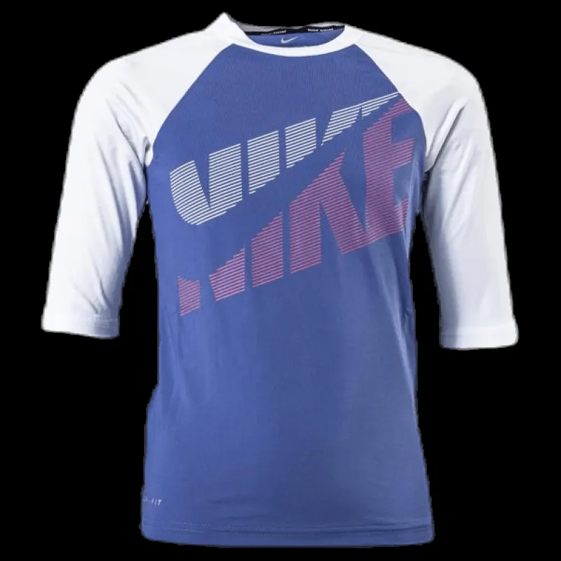 Best Nike Swim SS Hydroguard Junior Blue Blå