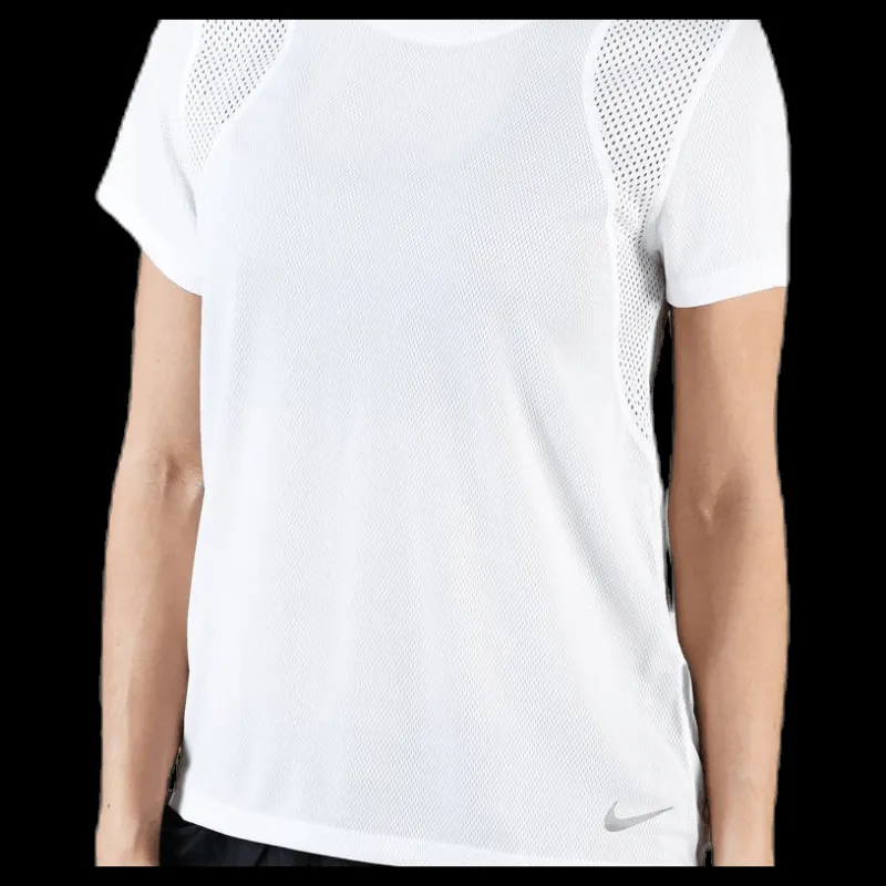 Sale Nike SS Run Top White Vit