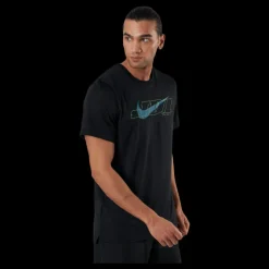 Nike SS Top Green/Black Svart Discount