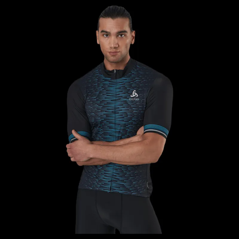 Outlet Odlo Stand-Up Collar Zeroweight Ceramicool Black Svart