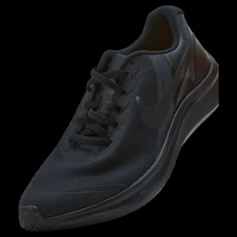 Discount Nike Star Runner 3 Big Kids' Road Running Shoes BLACK/BLACK-DK SMOKE GREY Svart