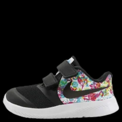 Sale Nike Star Runner 2 Fable TD Black/Red Flerfärgad