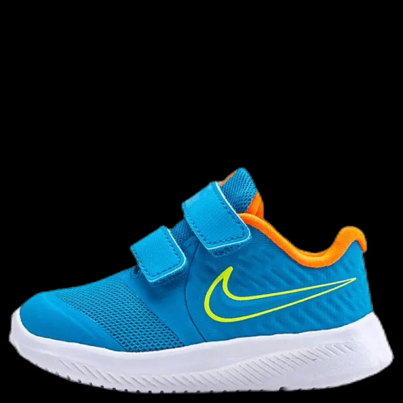 Discount Nike Star Runner 2 TD Blue/Yellow Blå