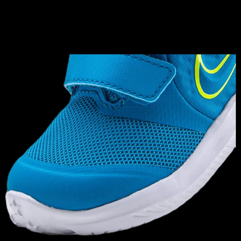 Discount Nike Star Runner 2 TD Blue/Yellow Blå