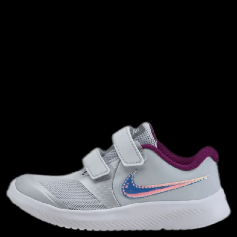 Nike Star Runner 2 TD Kids Grey Vit Outlet