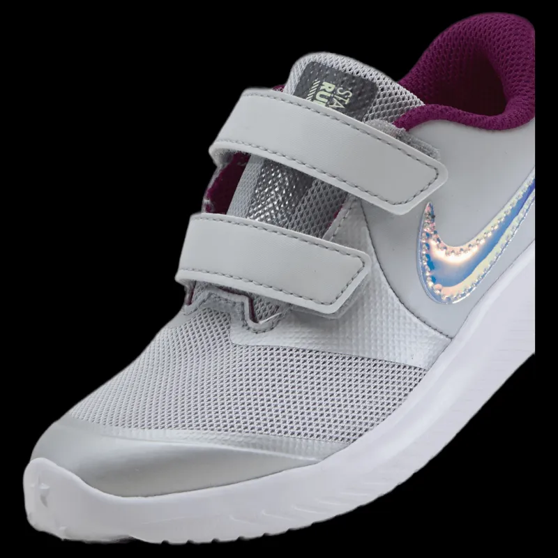 Nike Star Runner 2 TD Kids Grey Vit Outlet
