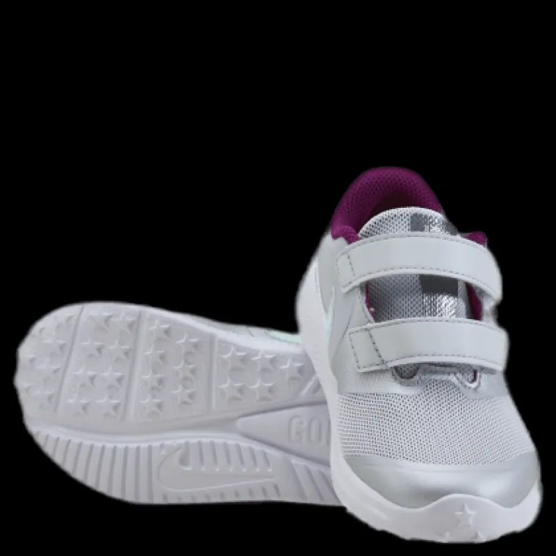Nike Star Runner 2 TD Kids Grey Vit Outlet