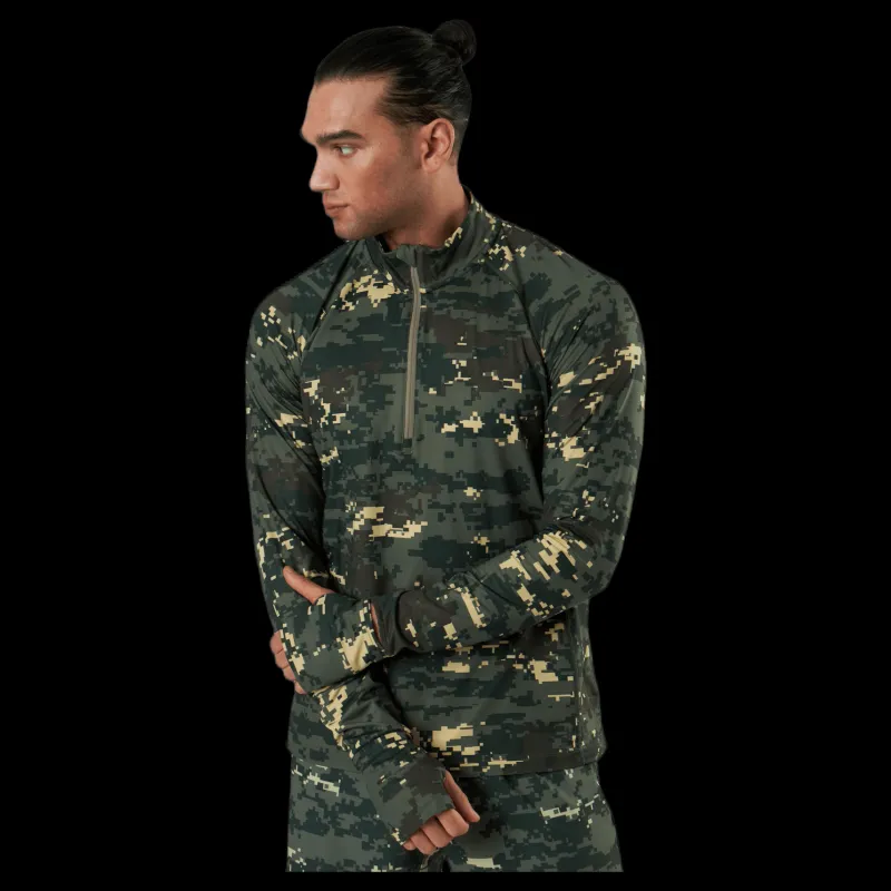 Outlet Björn Borg Sthlm Midlayer Half Zip Green Grön
