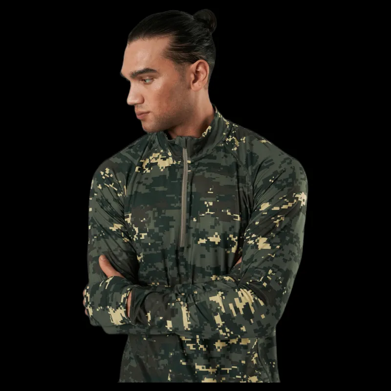 Outlet Björn Borg Sthlm Midlayer Half Zip Green Grön