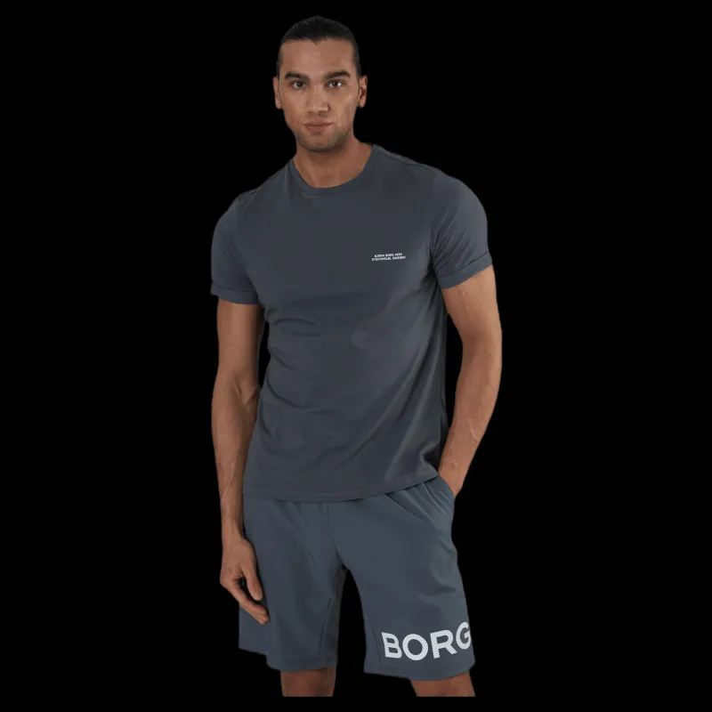 Discount Björn Borg Sthlm Training Tee Grey Grå
