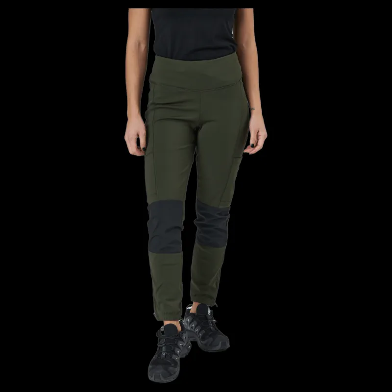 Discount Tuxer Stina Tights Dark Olive Svart