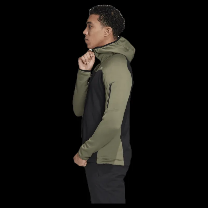 Discount adidas Stockh Ho Fl Jacket Black/Green Svart och Grön