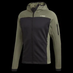 Discount adidas Stockh Ho Fl Jacket Black/Green Svart och Grön