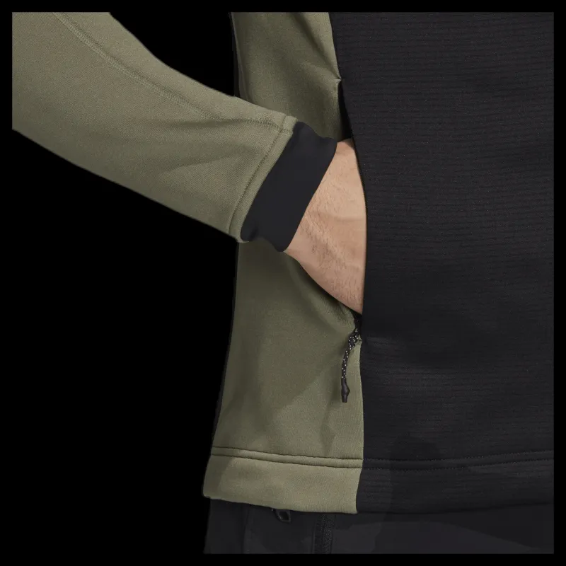 Discount adidas Stockh Ho Fl Jacket Black/Green Svart och Grön