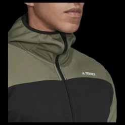Discount adidas Stockh Ho Fl Jacket Black/Green Svart och Grön