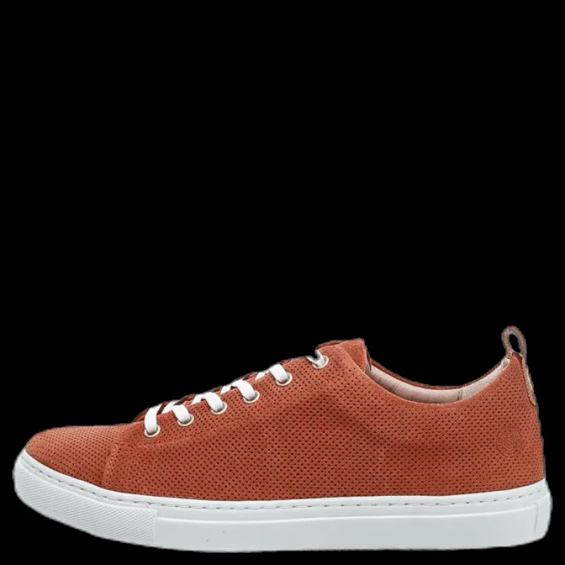 Sneaky Steve Stoked Low Suede Orange Clearance