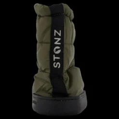 Sale Stonz Toddler Puffer Booties Green Grön