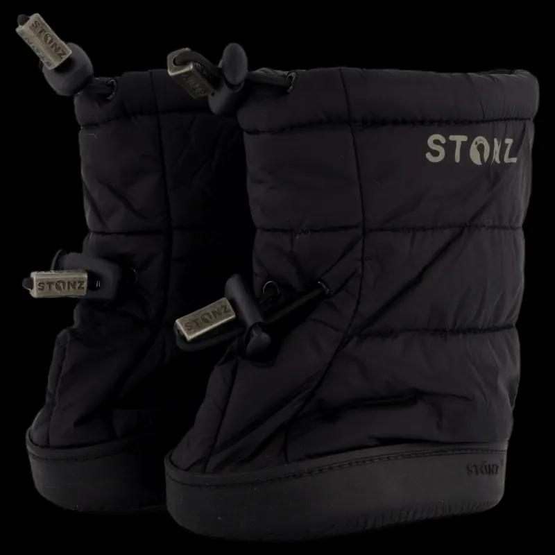 Stonz Toddler Puffer Booties Black Svart
