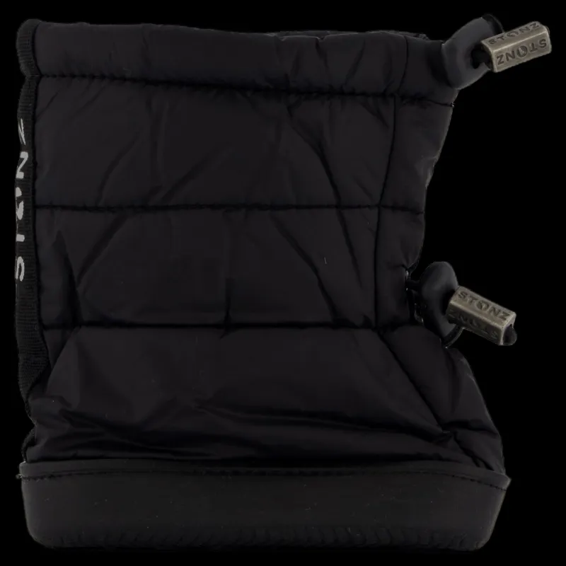 Stonz Toddler Puffer Booties Black Svart