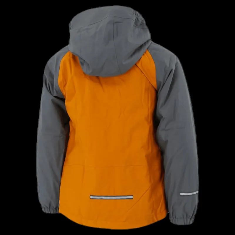 Sale Bergans of Norway Storm Ins Kids Jacket 10 000 mm Grey/Yellow Grå och Gul