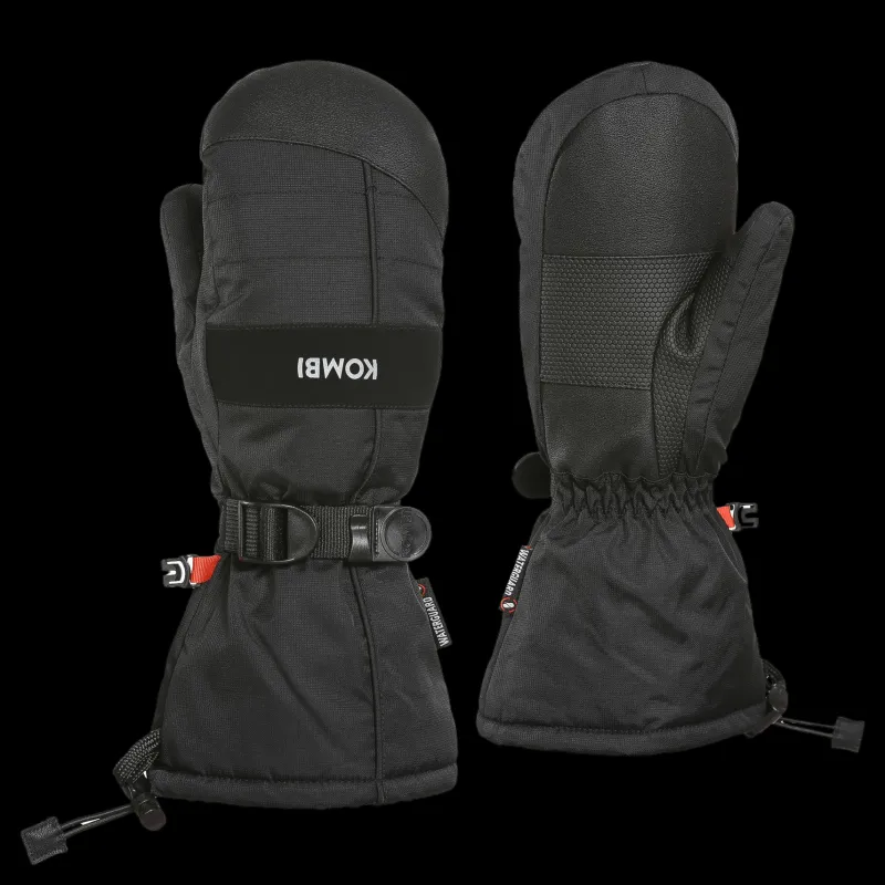 Kombi Storm Jr Mitt Down Wool Black Svart Outlet
