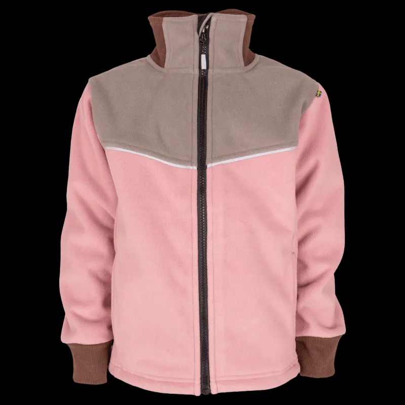 New Lindberg Stormy Jacket, Windfleece Grey/blush Rosa