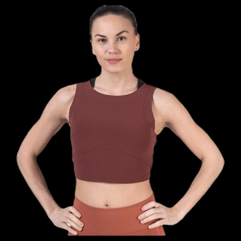 Nike STR Woven Tank Brown/Black Brun Sale