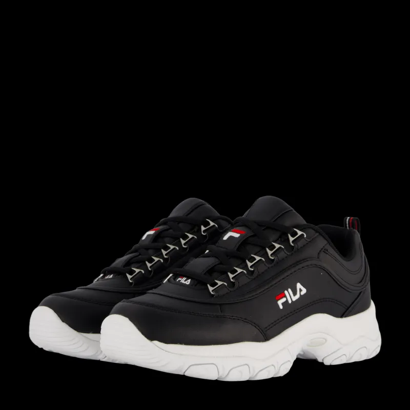 Fila Strada Low Wmn Black Svart Outlet