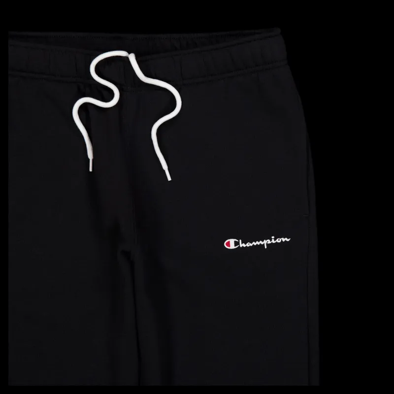 Champion Straight Hem Pants Black Beauty Svart Online