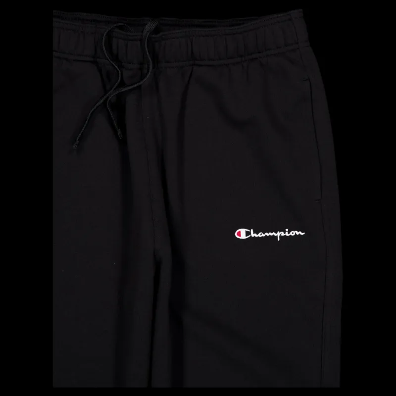 Champion Straight Hem Pants Black Beauty Svart Sale