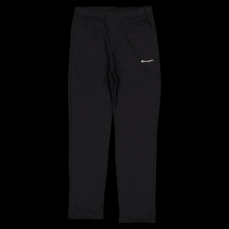 Champion Straight Hem Pants Black Beauty Svart Outlet