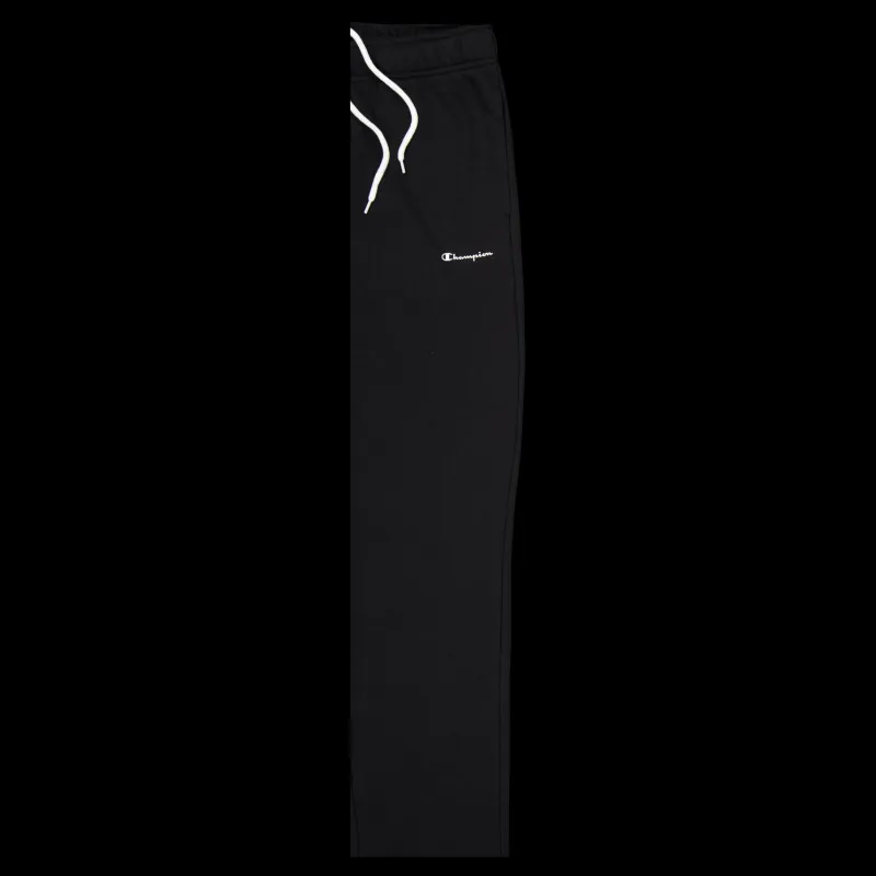Champion Straight Hem Pants Black Beauty Svart Outlet