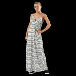 Pieces Strap Ankle Dress White Vit