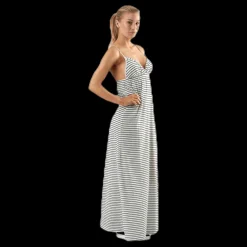 Pieces Strap Ankle Dress White Vit