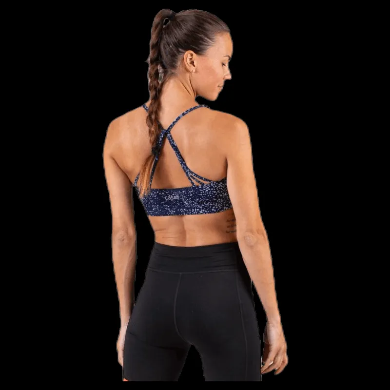 Best Casall Strappy Sports Bra Blue Blå