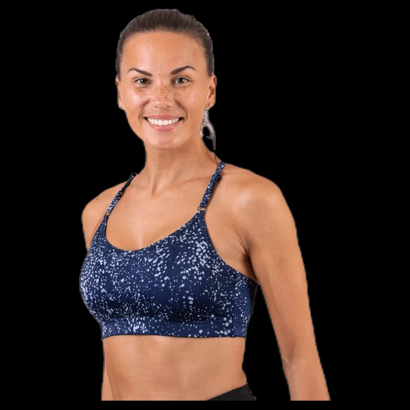 Best Casall Strappy Sports Bra Blue Blå