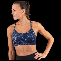 Best Casall Strappy Sports Bra Blue Blå