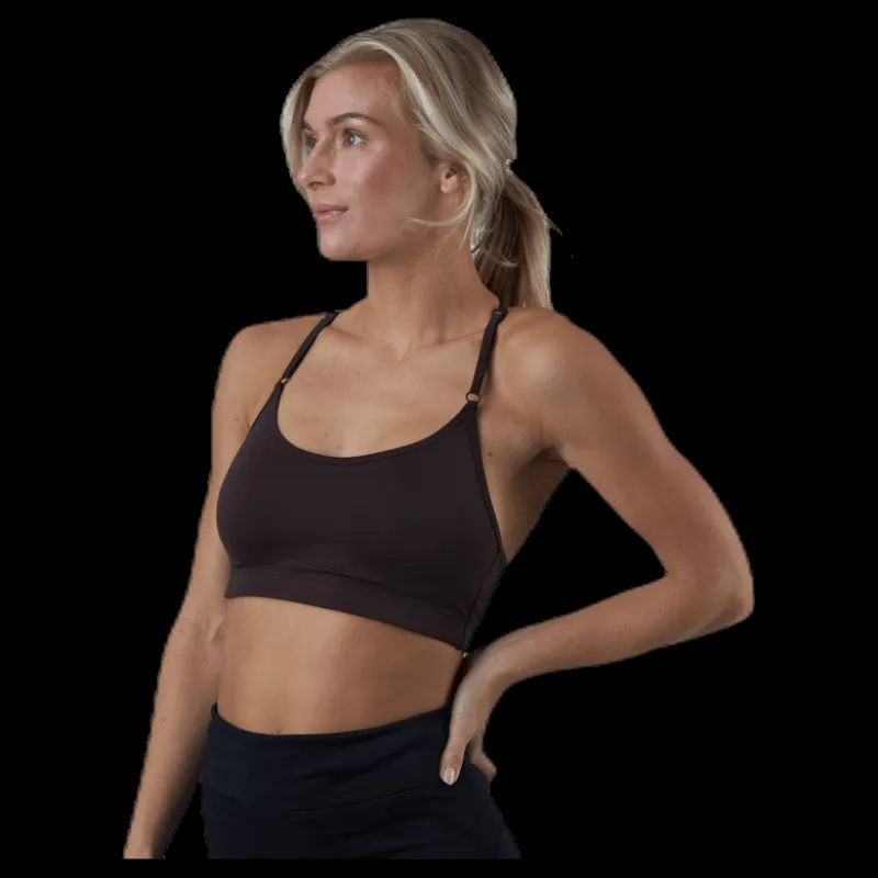 Casall Strappy Sports Bra Brown Brun Hot